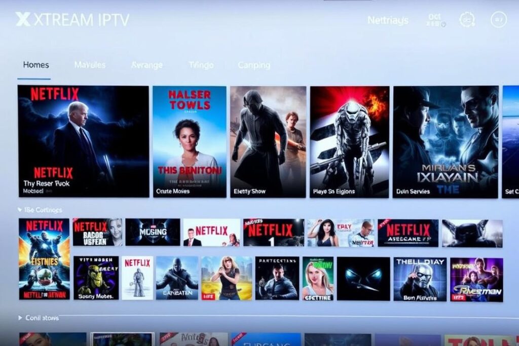 Video-on-demand library in Xtream IPTV